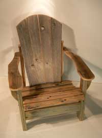 Adirondak Notch Back Chair